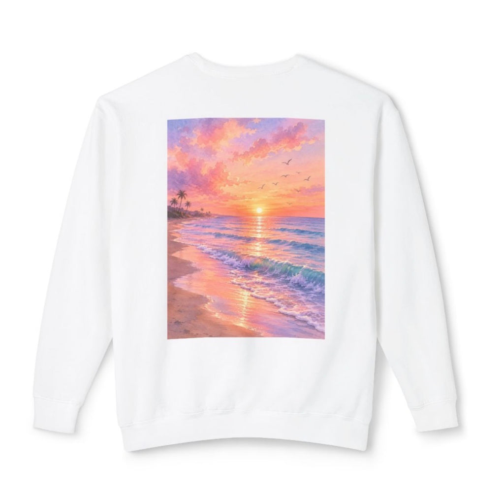 Sunsets and Sparkles Coastal Crewneck