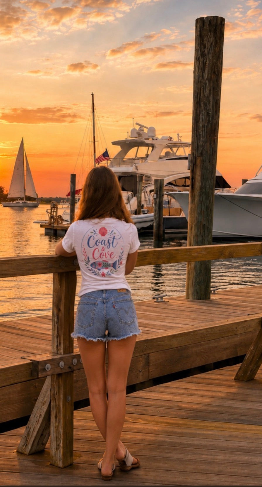 Coastal Fish Tee