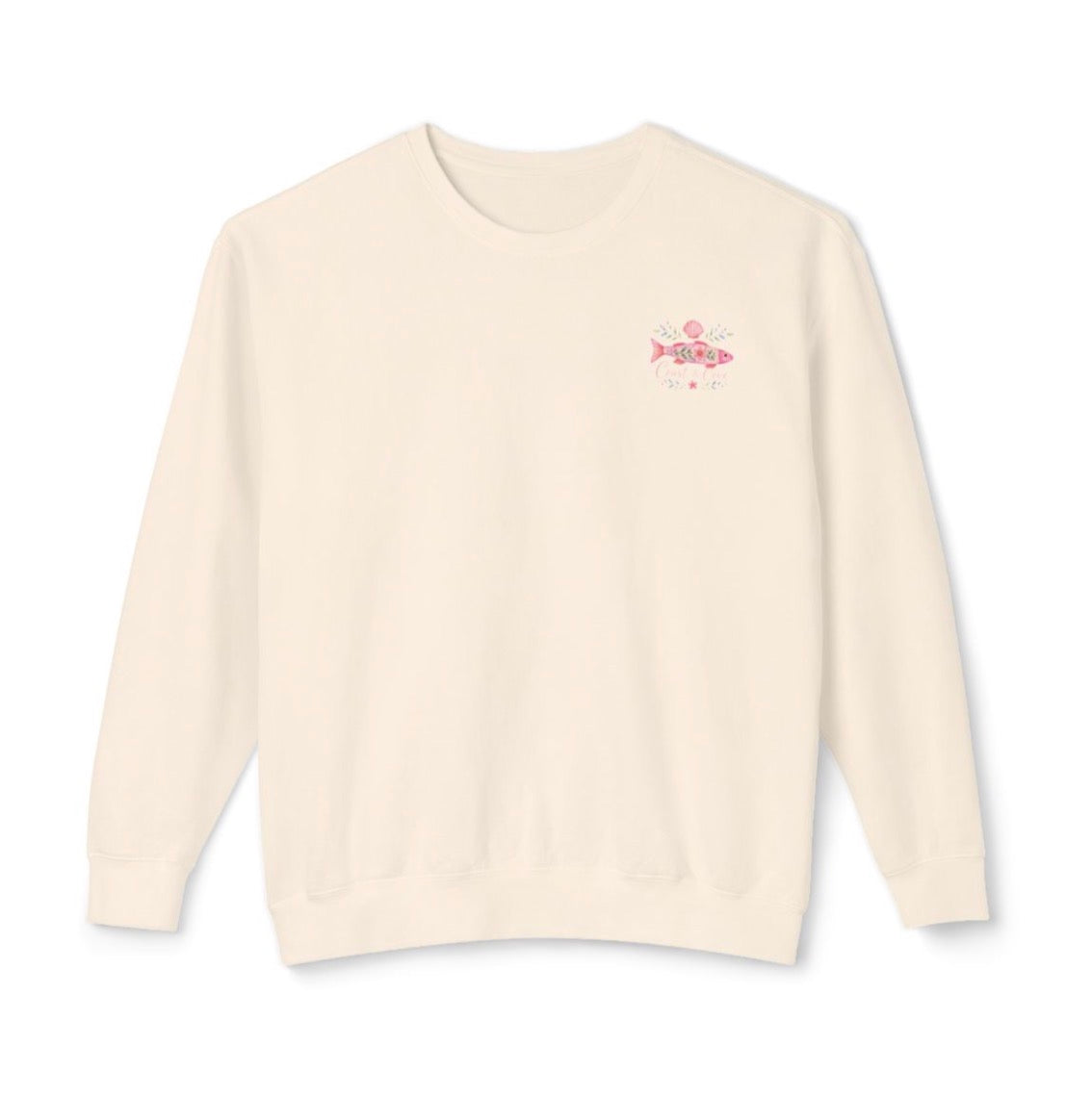 Floral Fish Coastal Crewneck
