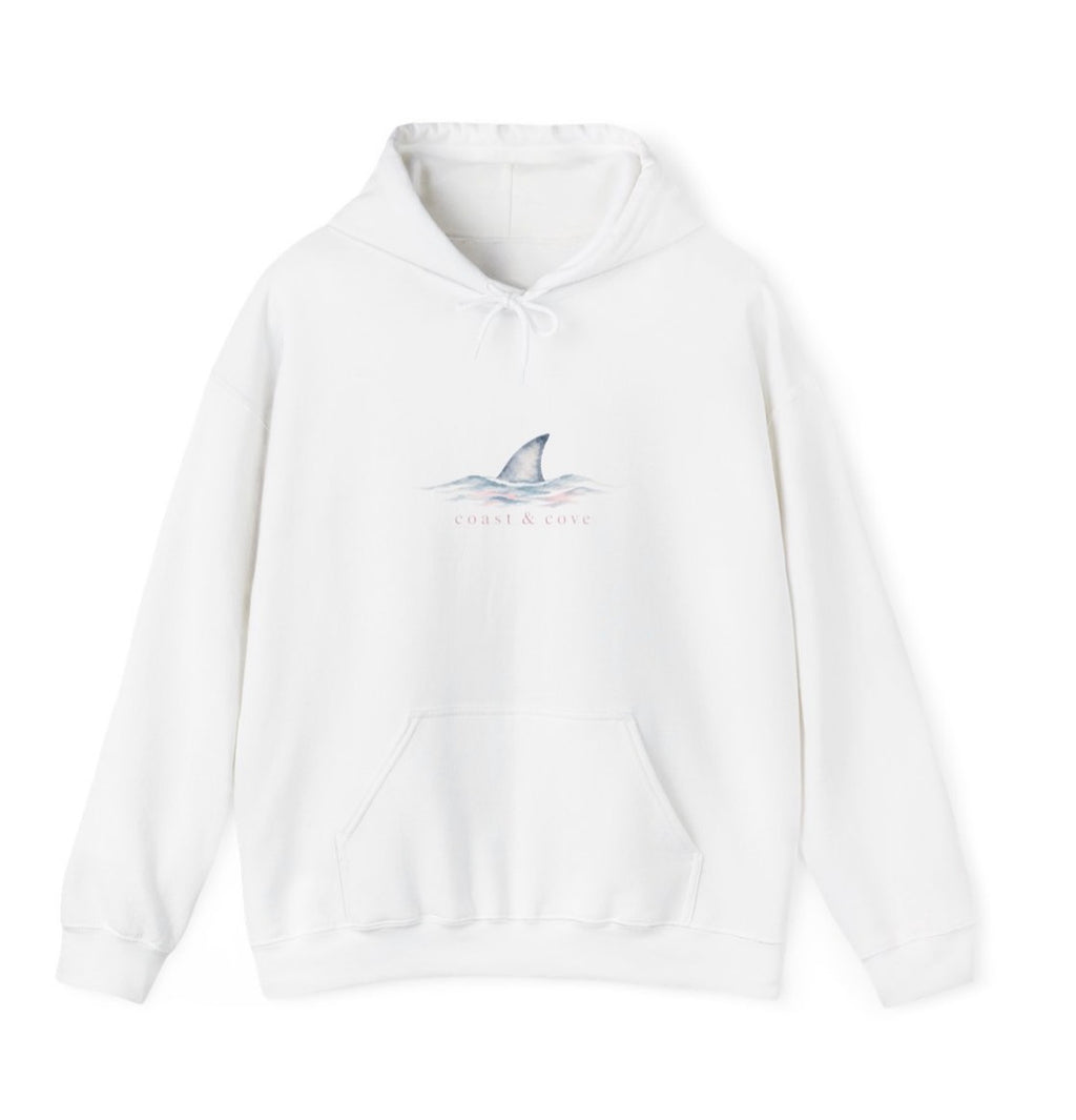 Floral Shark Coastal Hoodie