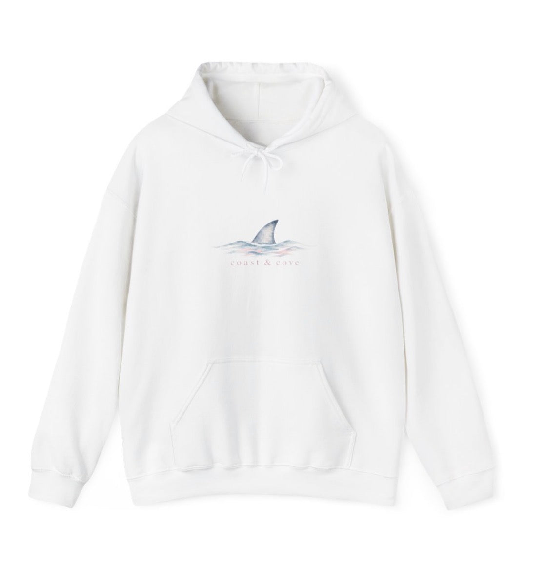 Floral Shark Coastal Hoodie