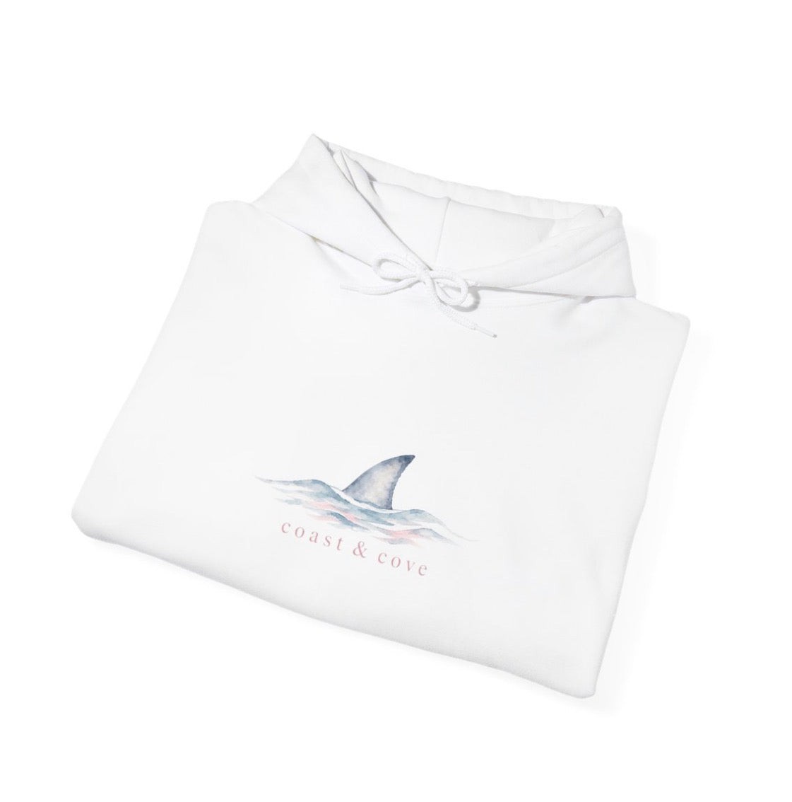 Floral Shark Coastal Hoodie